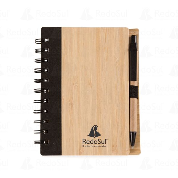 RD 7613775-Bloco de Bambu Personalizado 16 cm x 13,3 cm  em Soledade-RS