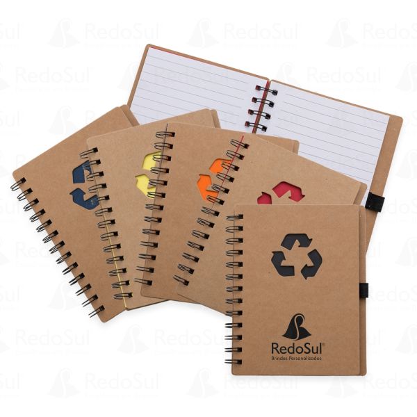 RD 8101504-Caderno Ecologico Personalizado 18 x 15 cm em Capanema-PR