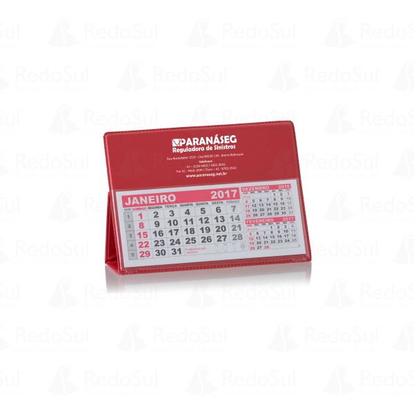 RD 8105520-Calendário personalizado em PVC Pequeno