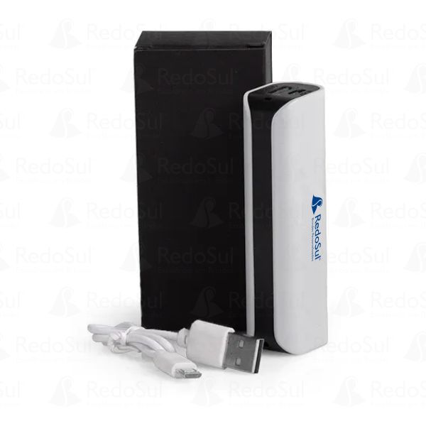 RD 7000821-Carregador portátil personalizado USB para celular de 1800 MAH em Ibipora-PR