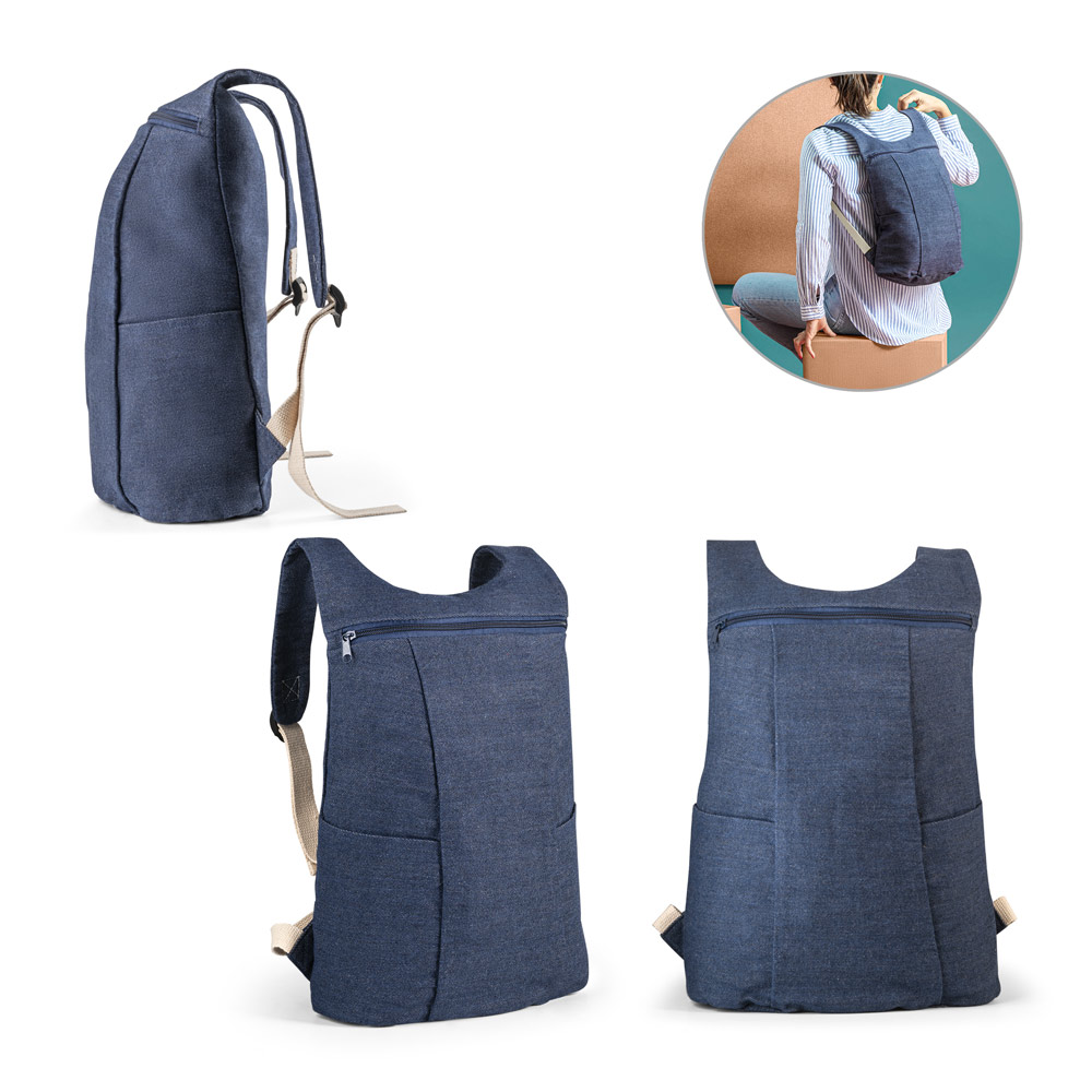 RD 92094-Mochila personalizada produzida em Jeans | Gaviao-Peixoto-SP