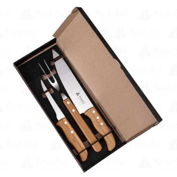 RD 7002803-Kit de facas para churrasco personalizadas em Juquia-SP