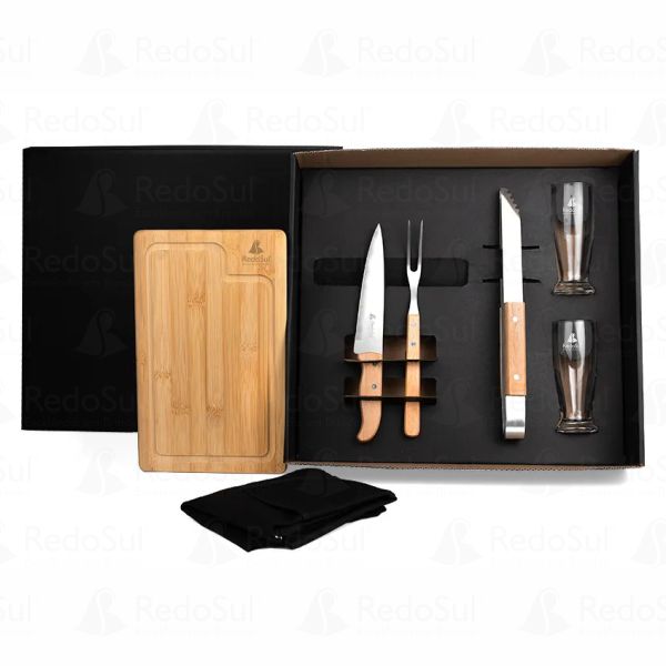 RD 7090253-Kit para churrasco 7 peças personalizado em Conchal-SP