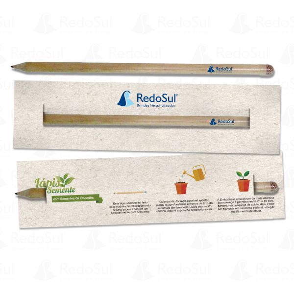 RD 80995-Lápis semente personalizado | Marica-RJ