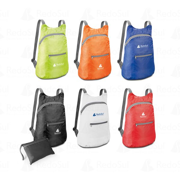 RD 92669-Mochila saco dobrável personalizada | Guaimbe-SP