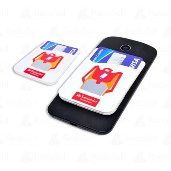 RD 8138282-Porta Cartão em Silicone Personalizado para Celular em Nova-Friburgo-RJ