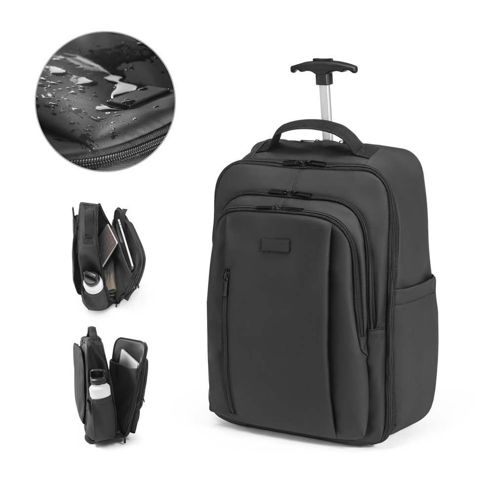 Mochila personalizada trolley com revestimento resistente à água